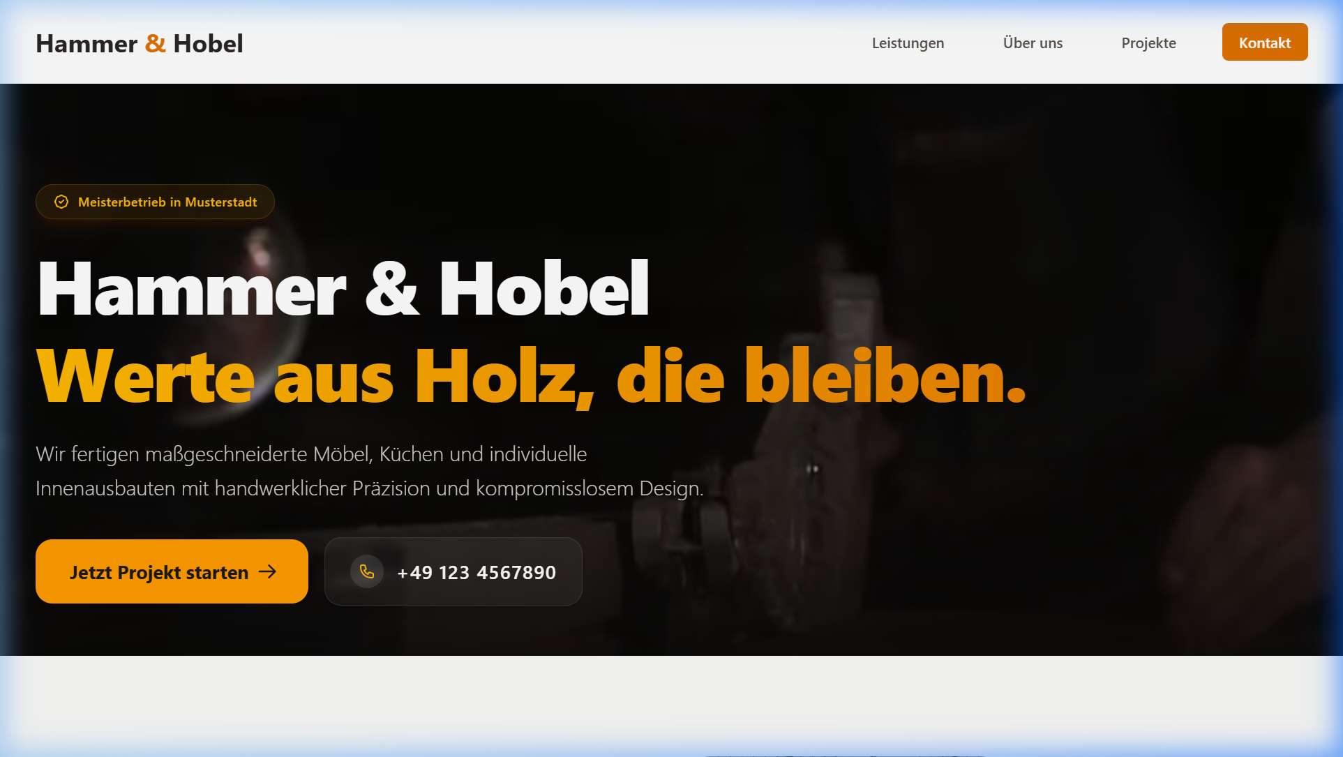 Screenshot von Hammer & Hobel